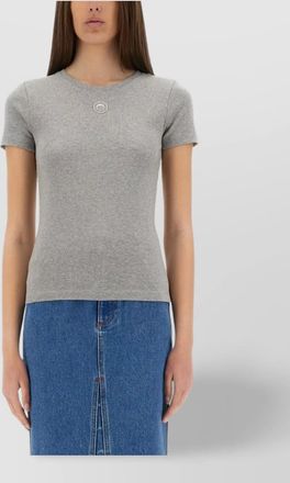 Marine Serre moon baby fit t-shirt with round neck