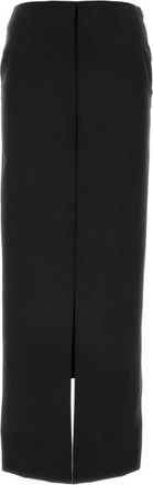 Givenchy Black Front-Slit Maxi Skirt