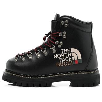 Gucci (WMNS) Gucci Ankle Boot x The North Face Black 655398-17U10-1000