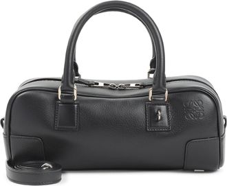 Loewe Black Calf Skin Amazona 23 Cropped Bag-Donna