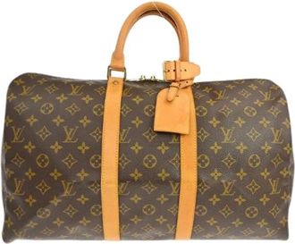 Louis Vuitton Pre-owned Weekend Bags, unisex, Brown, Size: ONE SIZE Pre-owned Keepall Bag