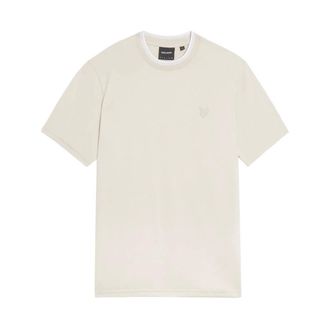 Lyle & Scott T-Shirts, male, Beige, Size: S Short Sleeve T-shirt Ts2227Ton