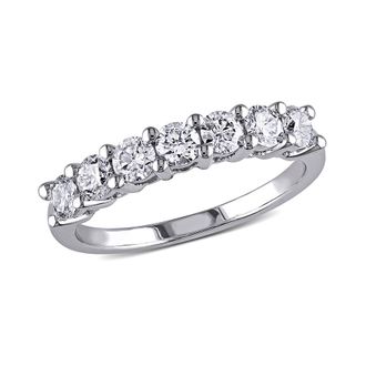 Amour 1 CT TW Diamond Anniversary Band In 14K White Gold