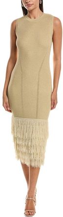 Milly Raz Metallic Rib Dress