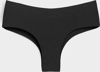 Miiyu Womens Dense laser-cut Brazilian panty Recycled nylon