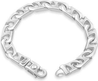 Pompeii3 Mens Marine 14k Gold (53gram) or Platinum (99gram) 9.5mm Link Bracelet 8.5