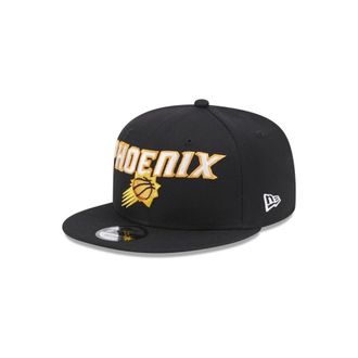 New Era Zwarte Phoenix Suns NBA Patch Pet - Heren - Petten - Zwart - S/M - Accessoires