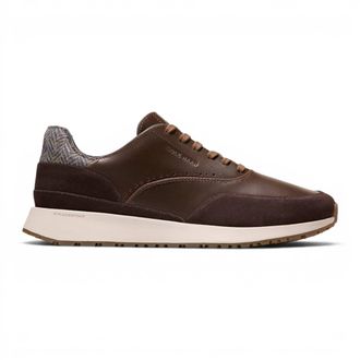Cole Haan GrandPro Luxe Mile Trainer voor heren bruine leren sneakers - C44519