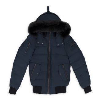 Moose Knuckles Navy / Black Onyx Ladriere Shearling Bomber