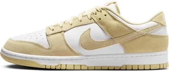 Nike Mens Dunk Low Retro SE Leather/Suede Shoes in White | FQ8249-102