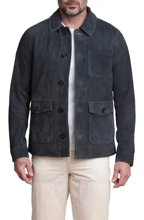 Bagatelle Suede Barn Jacket in Dusk at Nordstrom, Size X-Large