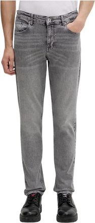 Karl Lagerfeld Slim-fit Jeans - Heren - Slim Fit Jeans - Grijs - W36 L32 - Katoen - Jeans