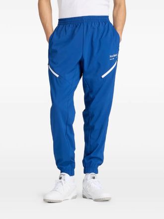 New Balance graphic-detail track pants - Blue