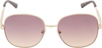 Guess Gold Frame Gradient Bordeaux Lensed Zonnebril