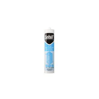 OEM 25 X Selsil Silicone Acetico P/sanitari Traspar 280 Ml