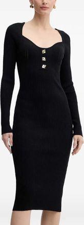 Fracomina Abito a coste - Nero