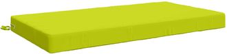 vidaXL Almohada Para El Asiento Soest 100% Poli&eacute;ster Verde Brillante. Vidaxl