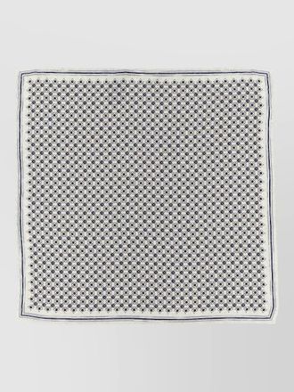 Brunello Cucinelli silk printed pocket square