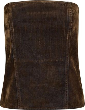 Co'Couture Tops - Tops - Mujer - Marr&oacute;n - XS
