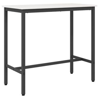 vidaXL Mesa 100 X 50 X 91 Cm Madera Ingenierizada Y Acero Vidaxl