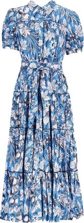 Diane Von F&uuml;rstenberg Dames Jurken Kleding Multicolor Ss 24 - Dames - Casual kleedjes - Veelkleurig - XS - Katoen - Kleedjes