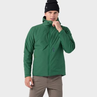 Stio Mens Fernos Insulated Hooded Jacket Green XXL