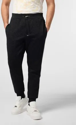 Philipp Plein Tracksuit Joggers Jacquard Monogram Men in Black at Nordstrom, Size Medium