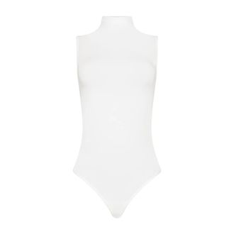 Wolford Viscose String Body - Dames - Bodies - Wit - S - Katoen - Tops