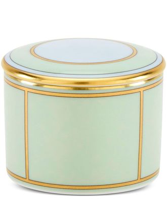 Ginori 1735 Diva porcelain box (8cm) - unisex - Porcelain - OS - Green