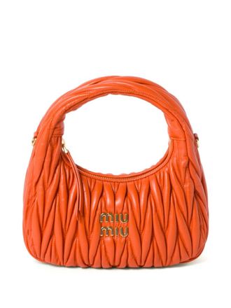 Miu Miu Borsa tote Wander matelass&eacute; - Arancione