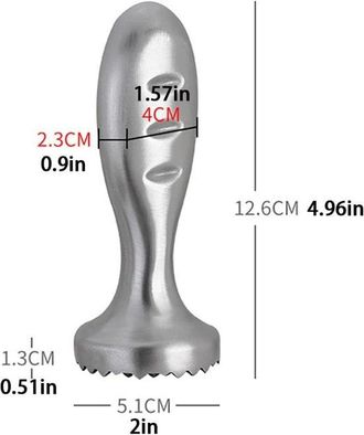 OEM M&aacute;quina Para Hacer Alb&oacute;ndigas, Martillo Para Carne Fabricado En Acero Inoxidable 304, Reforzado, Para Bistec, Cerdo Y Cordero, Color Plateado