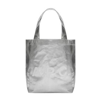 A.P.C. Tote Small - female - A.P.C. - Shopping Bags - Gray - ONE SIZE - Bags
