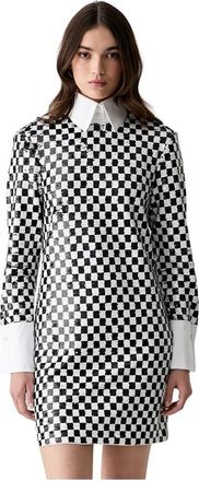 Karl Lagerfeld Mini Jurk - Dames - Korte kleedjes - Zwart - L - Katoen - Kleedjes