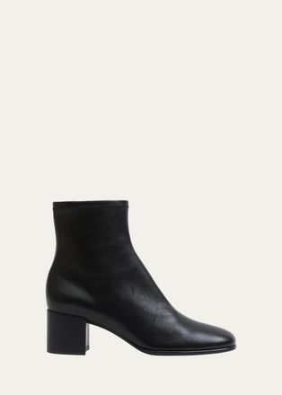 SIMKHAI Bianca Stretch Leather Ankle Boots