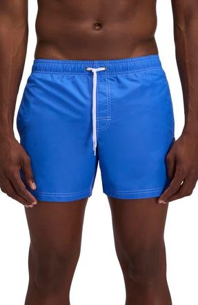 Sundek Stripe Board Shorts in Vintage Sapphire at Nordstrom, Size Xx-Large