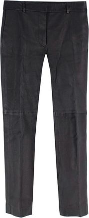 Joseph Black Coleman Leather Trousers Size XS