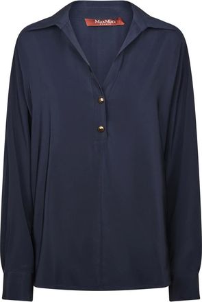 Max Mara Mujer, Blusas y Camisas, Azul, Talla: XL
