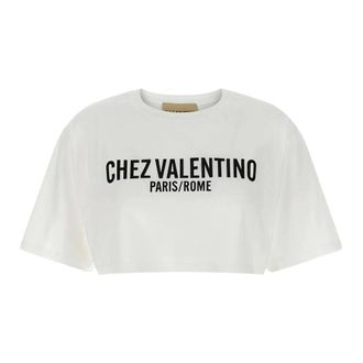 Valentino Garavani Mujer, Camisetas, Blanco, Talla: S