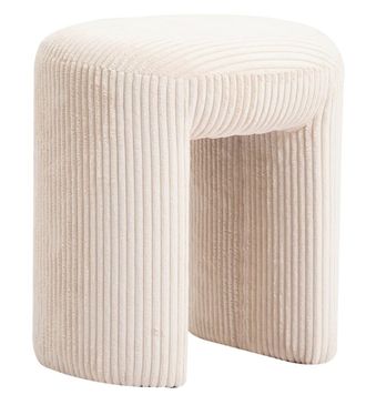Nordlys Puff de sal&oacute;n en terciopelo beige