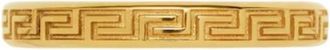 Versace Light Gold Greca Ring, Size 13