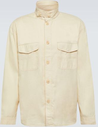 Frescobol Carioca Nuno linen and cotton jacket
