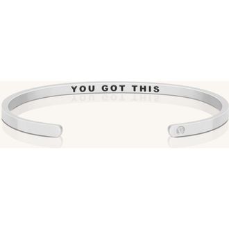 Mantra You Got This bracelet in Inside - Silver at Nordstrom