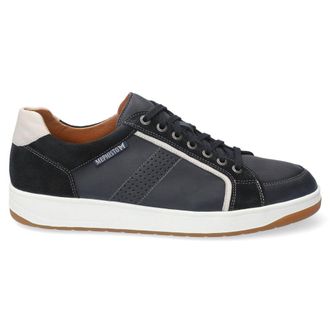 Mephisto Mephisto Harrison Nubuck Leather Mens Low Top Trainers - Navy - Size:UK 10.5
