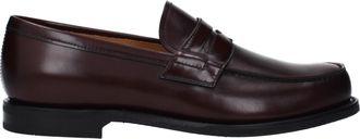 Churchs Iglesias Hombres de Gatesheads Mocasines Piel Rojo/Borgo&ntilde;a