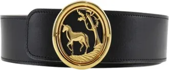 Hermès Pre-owned Belts, female, Black, Size: ONE SIZE Pre-owned Leather belts