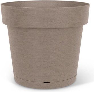 OEM Maceta Con Reserva Redonda - Garden Id - Glamour - &Oslash; 50 - 47 L - H 43 Cm - Taupe