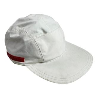 Prada Pre-owned Accessories, unisex, White, Size: ONE SIZE Pre-owned Vintage Hat