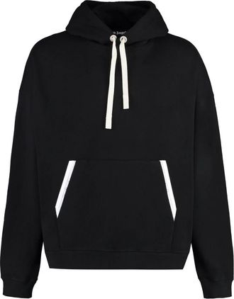 Palm Angels Katoenen Hoodie - Heren - Hoodies - Zwart - M - Katoen - Hoodies & sweatvesten