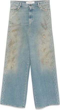 Golden Goose Journey Melody Boyfriend Jeans With Studs On Side