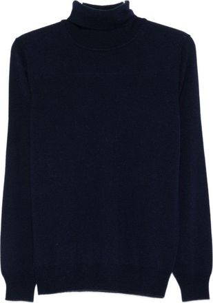 KANGRA Classic Turtleneck Sweater In Wool-Cashmere Blend